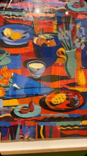 Visited the Paint! Pattern! Print! Textile exhibition by Susan Collier and Sarah Campbell at the Fashion and Textile Museum in Bermondsey today. Such a vibrant exhibition and explosion of colour. A lifetime of creativity to appreciate. The exhibition closes soon so if you are in London it is a must see. 
#exhibition #textileexhibition #paint #colour #pattern
