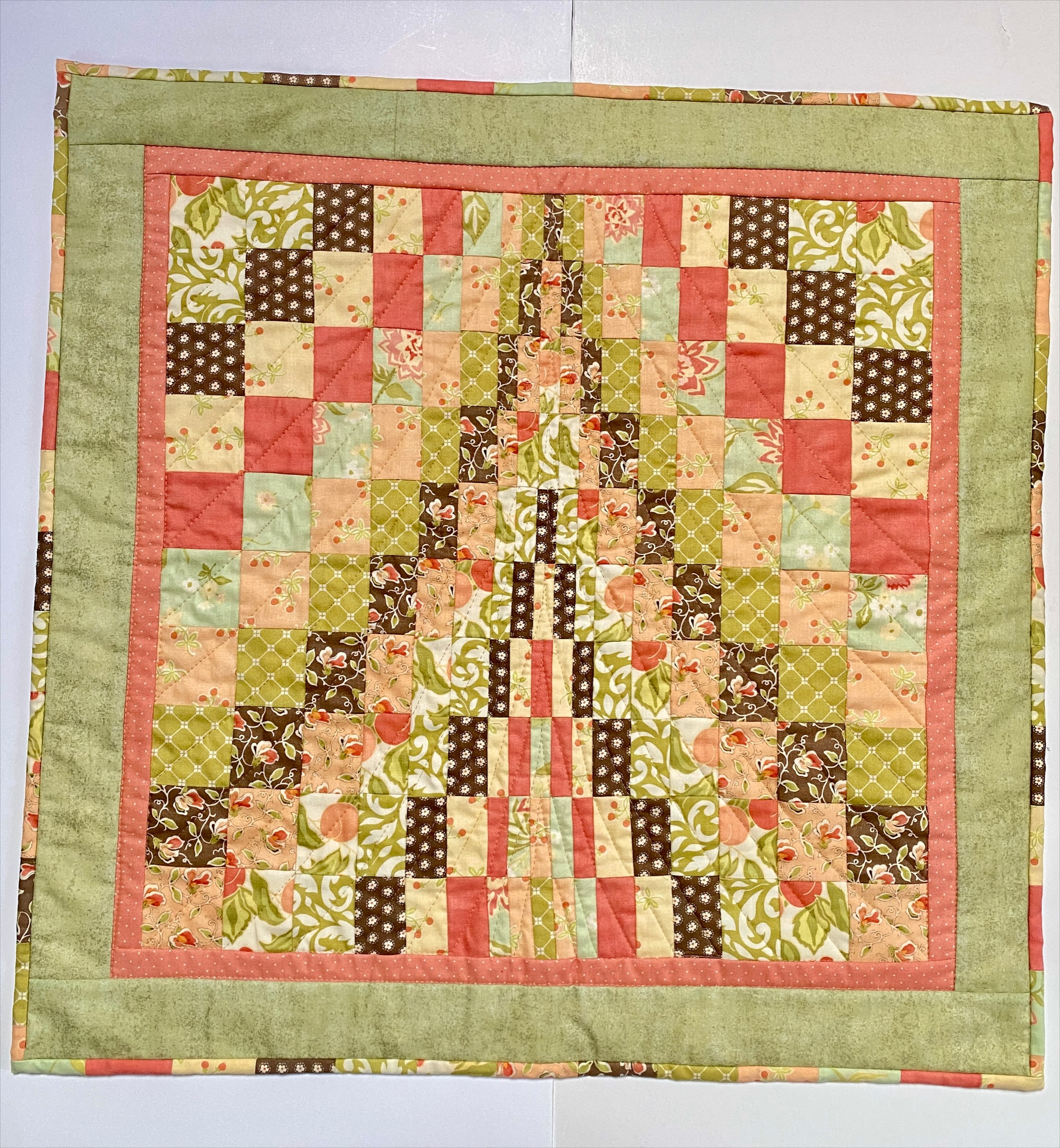 This was a new technique for me. I’ve had fun trying out the Bargello technique and have stitched a little quilt. It was jelly roll friendly and once I got my head around the measurements and numbers it came together quite quickly.
#bargello #bargelloquilt #jellyroll