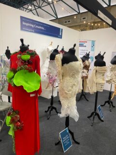 Busy day at Knit and Stitch London teaching workshops. Two down and one more to go. Lots of things to be inspired by and I may have bought some fabric!
#knitandstitchshow #stitching